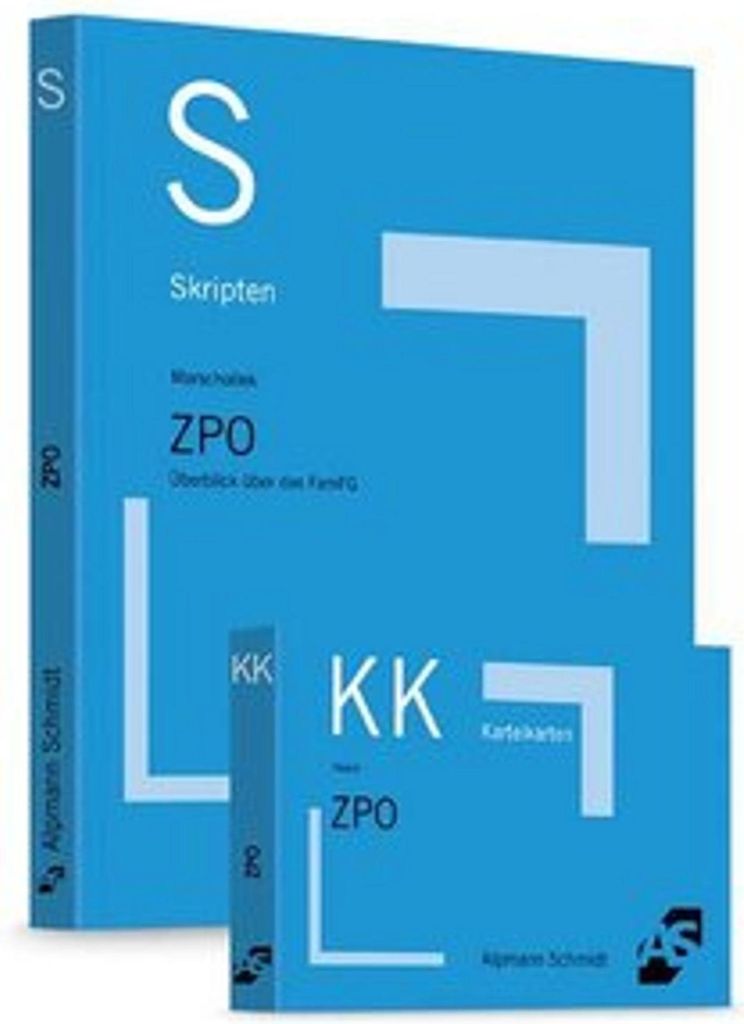Bundle Marschollek, Skript ZPO + Haack, Karteikarten ZPO