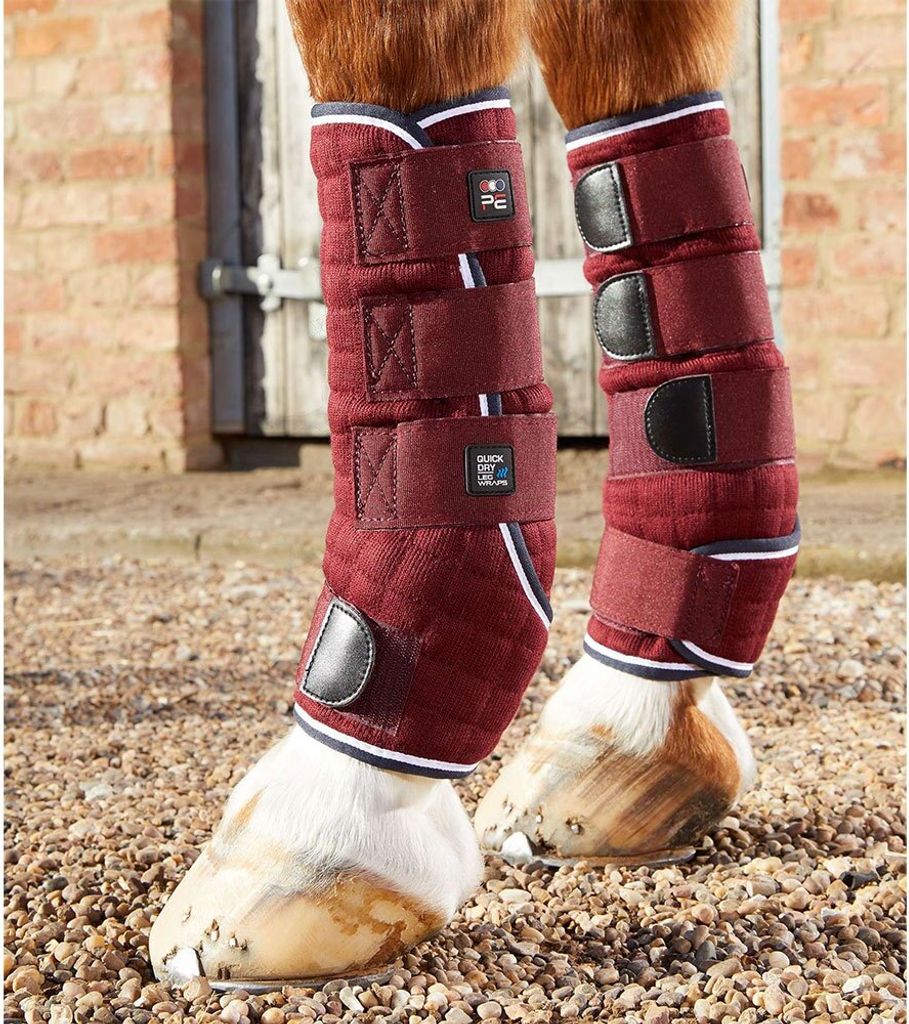 Premier Equine Quick Dry Wraps Sehnenstiefel Rot L Rot L
