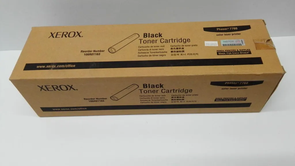 Toner Xerox 106R1163 noir anti-traces pour une impression laser parfaite