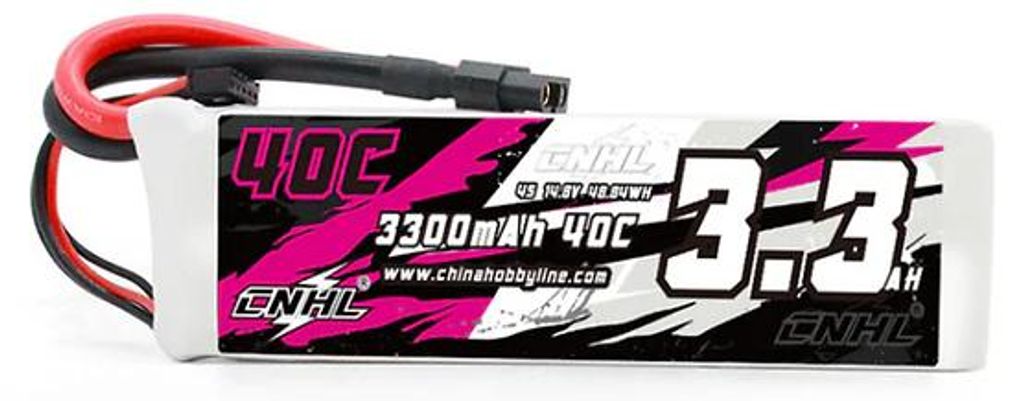 CNHL 3300mAh 4S LiPo Akku 40C 14,8V mit XT60 Produktbild 