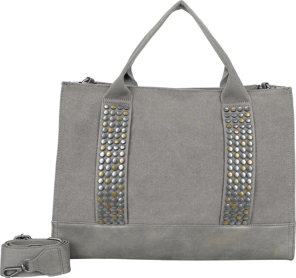 Grand sac cabas Fritzi aus Preußen taupe pour femme - Look urbain chic