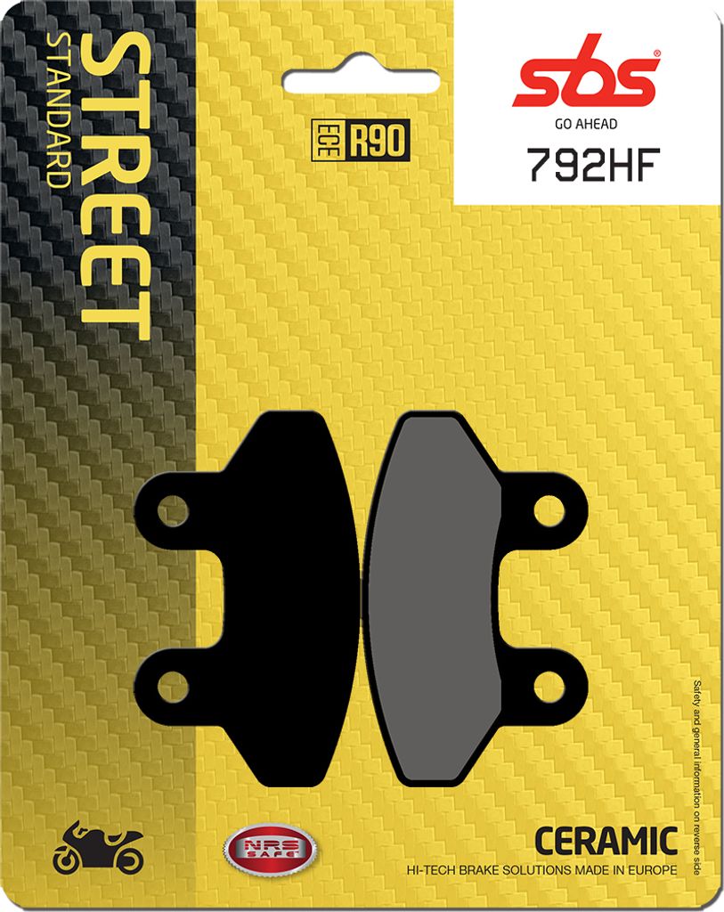 Bremsbeläge SBS 792HF Street Ceramic