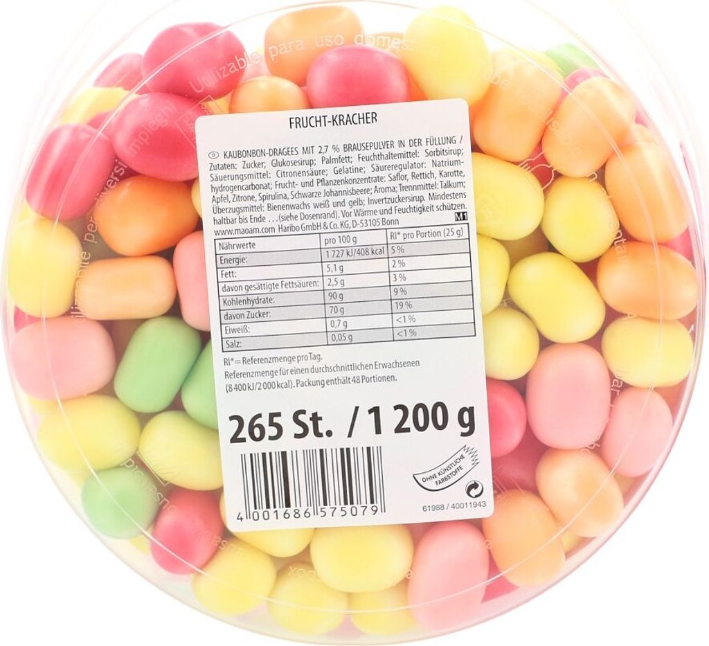 MAOAM Frucht KRACHER Kaubonbons 265 St. Produktbild 10
