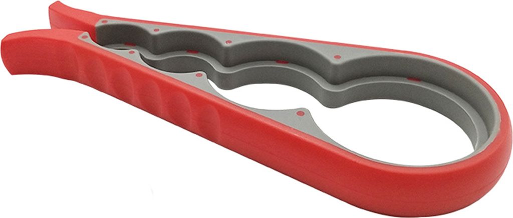 Flaschenöffner mit Arthritis-Klemme, 4-in-1, rutschfester Gummigriff, Dosenöffner, Glasdeckelöffner, Werkzeug für schwache Hände, Senioren, K...