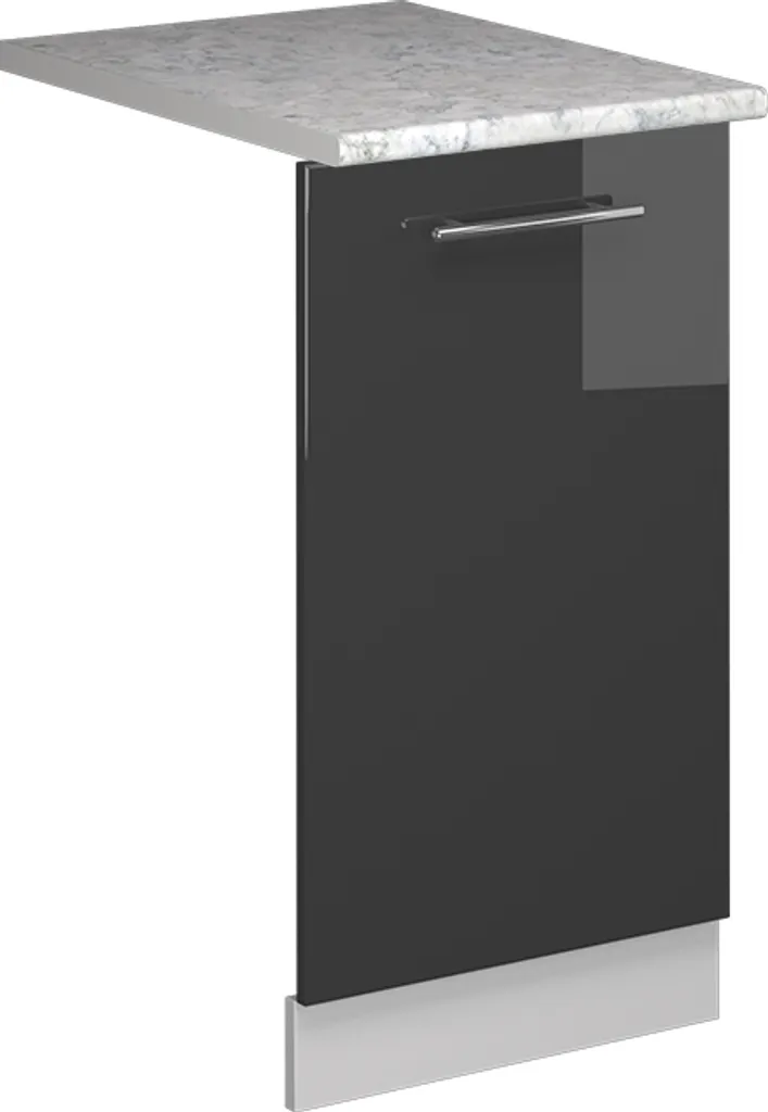 OFFERTA Vicco Pannello Lavastoviglie 45cm Fame-Line Antracite Lucido