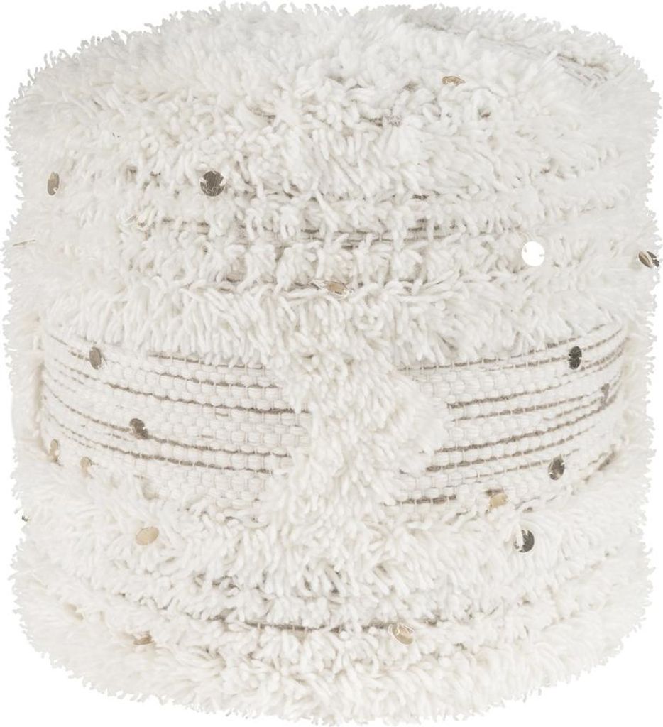 Pouf Bohist 400 Creme / Khaki 35cm x 35cm