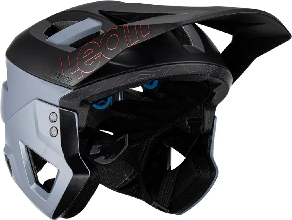 Casque de Vélo Tout Terrain Modulable Leatt Enduro 3.0 Titanium Taille S