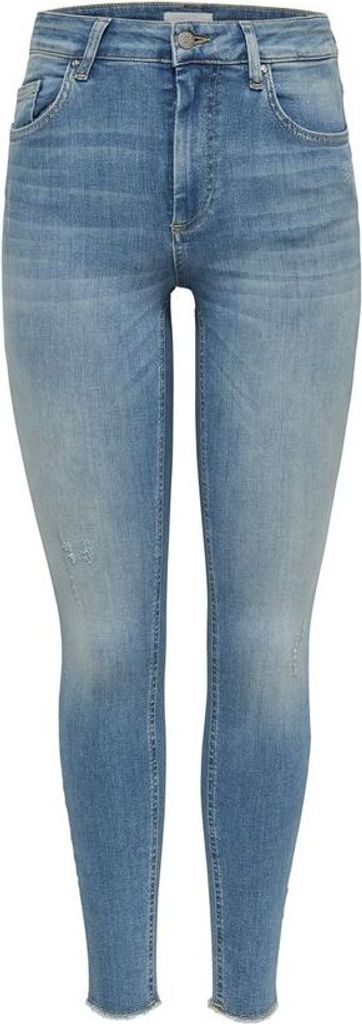 ONLY ONLBLUSH LIFE MID SK AK RAW REA1467 Light Blue Denim XS/34