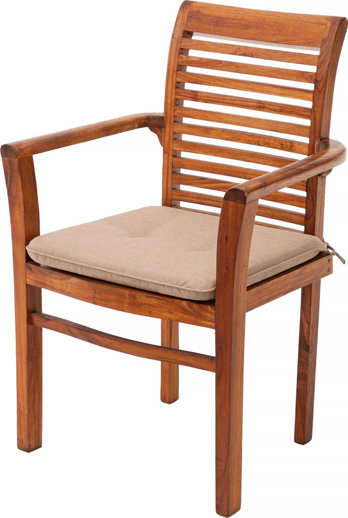 Sitzkissen-Set „Bella“ – 4er Pack – 50×43 cm wendbar, wetterabweisend & bequem | Liegenauflage, Polster, Sofa | PillowPrim