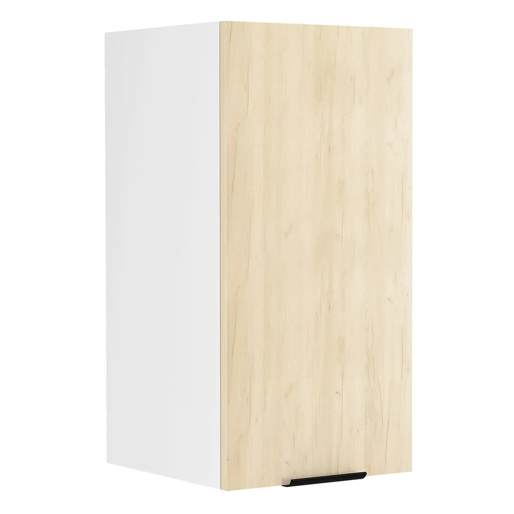Mobiletto Pensile Fasola 30 cm Rovere Bianco Miele - Arredo Cucina