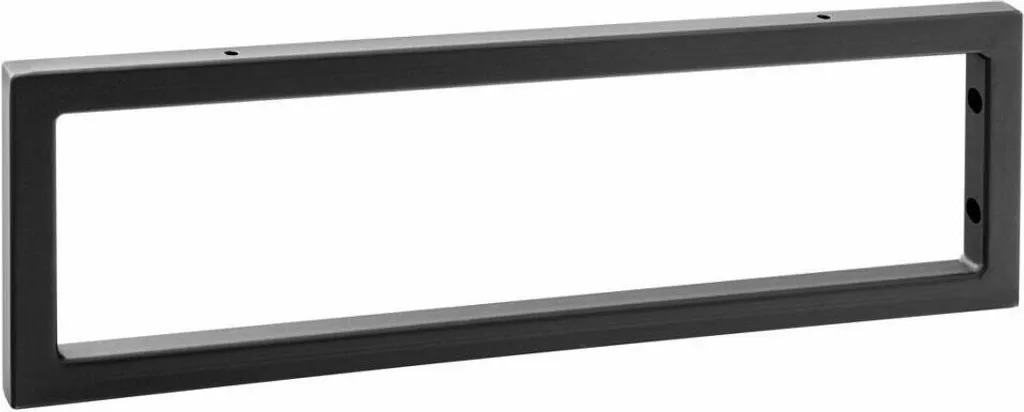Staffa Mensola Nera Opaca 490x150x20 mm | Supporto Acciaio Pesante