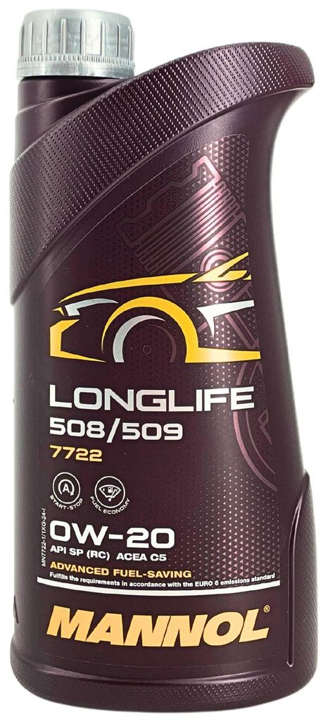 Mannol Neuware 07/2023 Motoröl 0W20 Longlife 508/509 1 Produktbild 