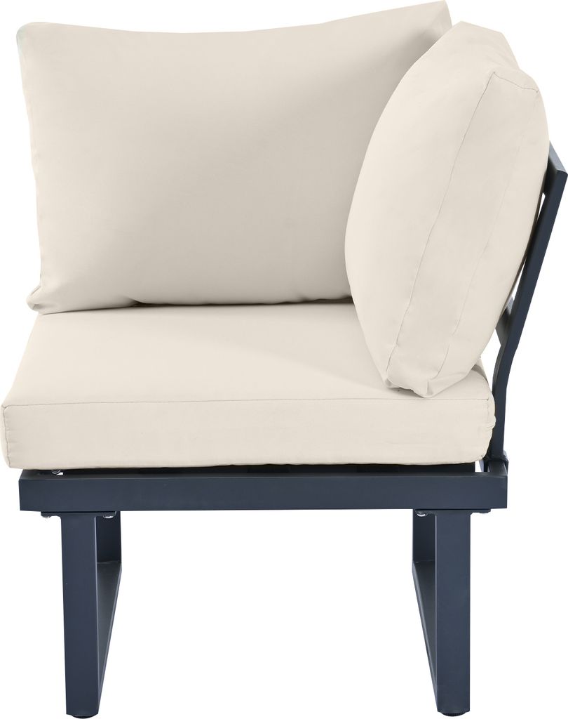 Merax Gartenmöbelset Ecklounge mit Kissen und Stahlrahmen, Produktbild 10