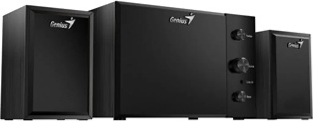 Enceintes PC 2.1 Genius SW-2.1 350 avec Subwoofer Bois pour Ordinateur