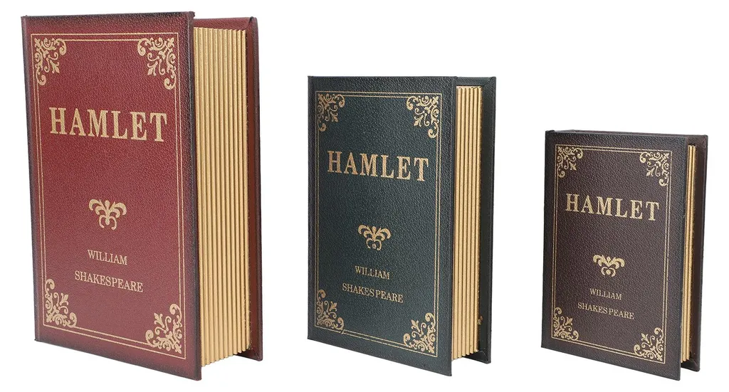 Livre de rangement bijoux vintage vert en bois et similicuir vieilli