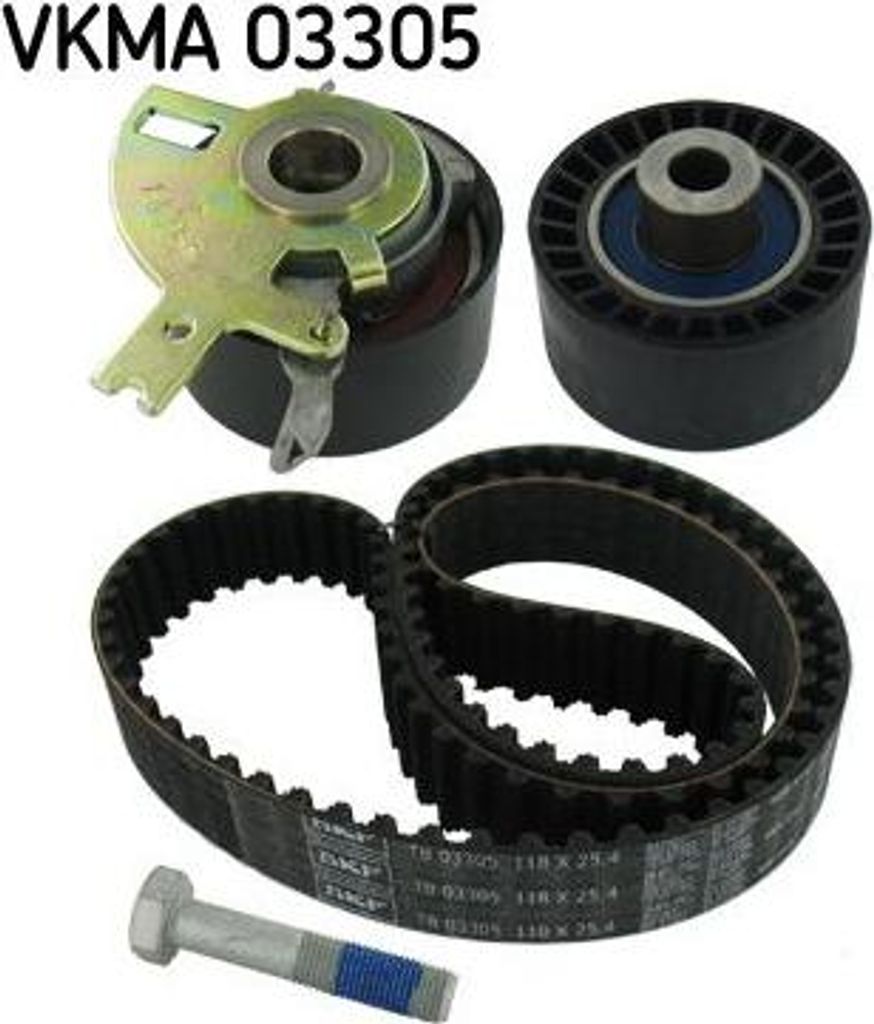 SKF VKMA03305 Zahnriemensatz OE 9400830749 kompatibel mit C-Crosser, C5, C6, C8, Ulysse, Galaxy, Mondeo, S-Max, XF, Phedra, Discovery, Freelander, ...