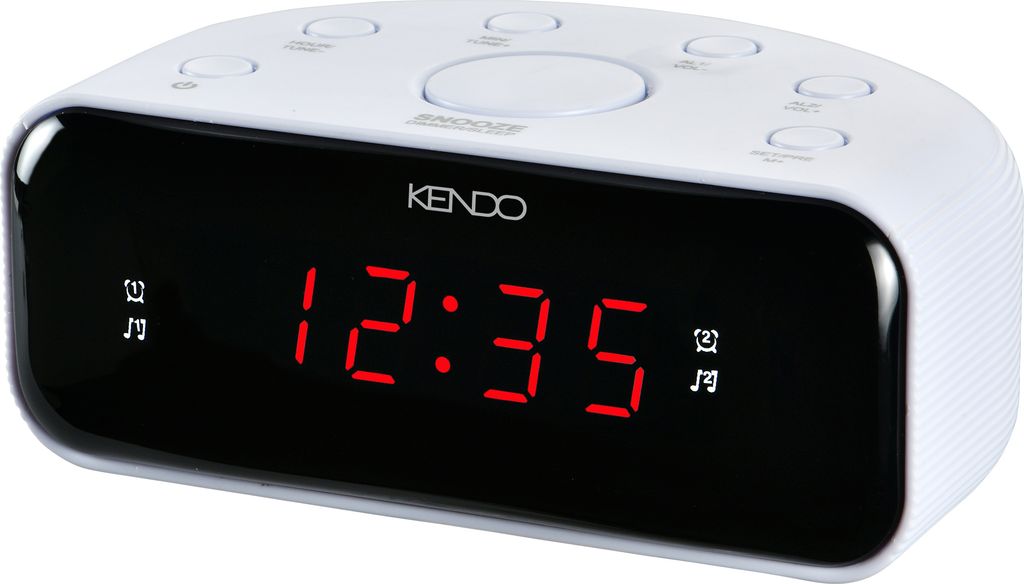 KENDO Radiowecker Alarm Clock 24 EXW weiß
