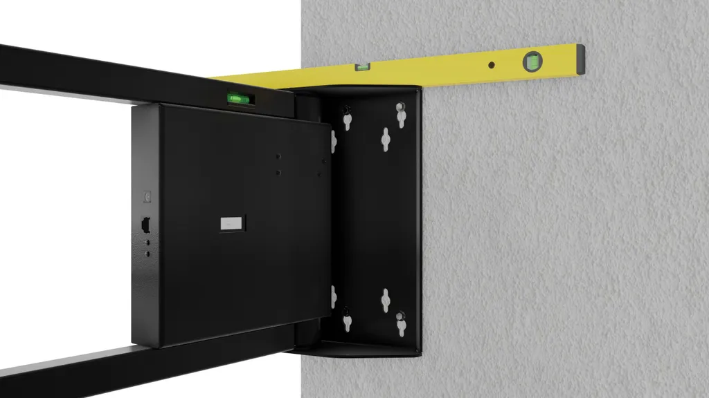 Support mural TV télécommandé et pivotant pour écran plat LED OLED - 11