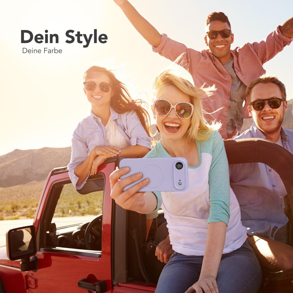 EAZY CASE - Silikonhülle magnetisch für Apple iPhone Air, Hülle Silikon, weich stoßfeste Magnet Handyhülle, Schutzhülle mit Kameraschutz, TPU...