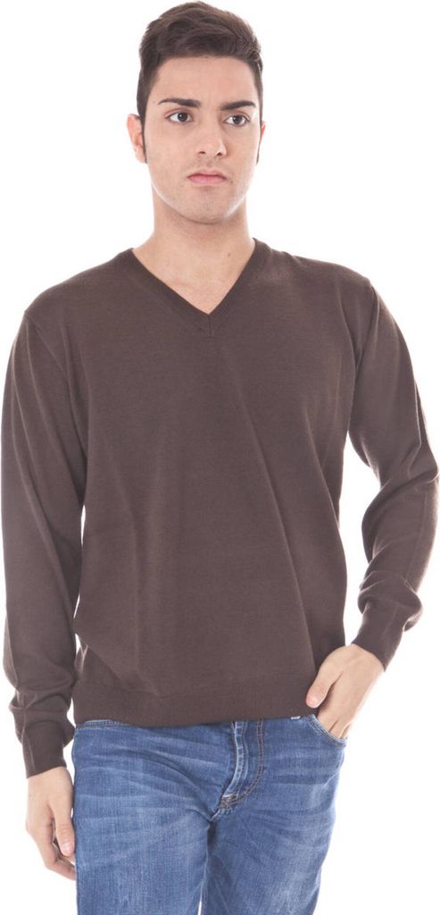 ROMEO GIGLI Herren LANGARMPULLOVER Braun RGV_CFB5743_MARRONEC90 : Größe - S Größe: S