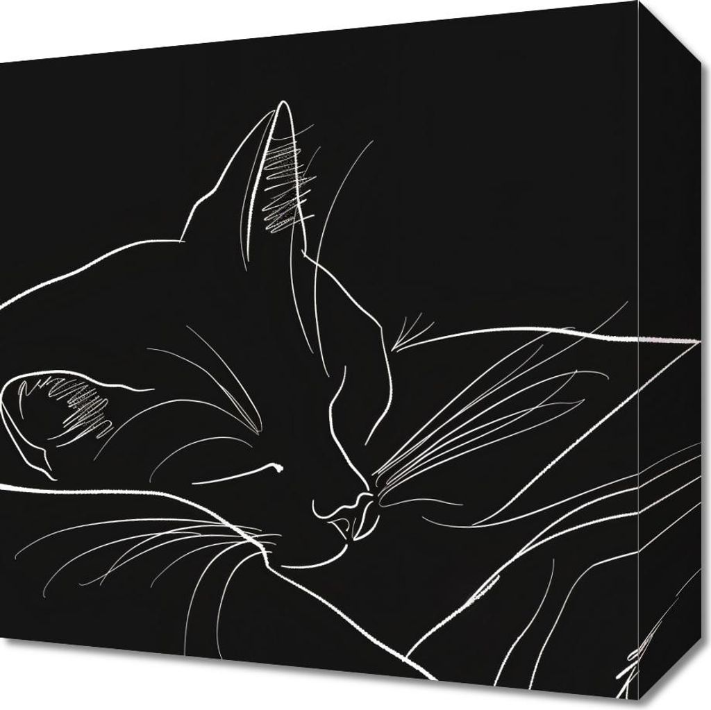 Bild 30x30cm Nächtliche Ruhe