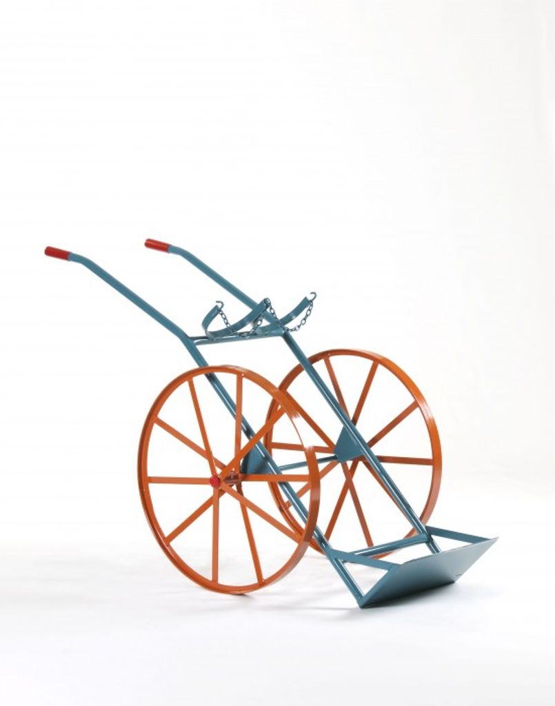 NIES Modellserie F8 Stahlfaschenwagen für 2 x 50 l, Variante:Mit Werkzeugkasten