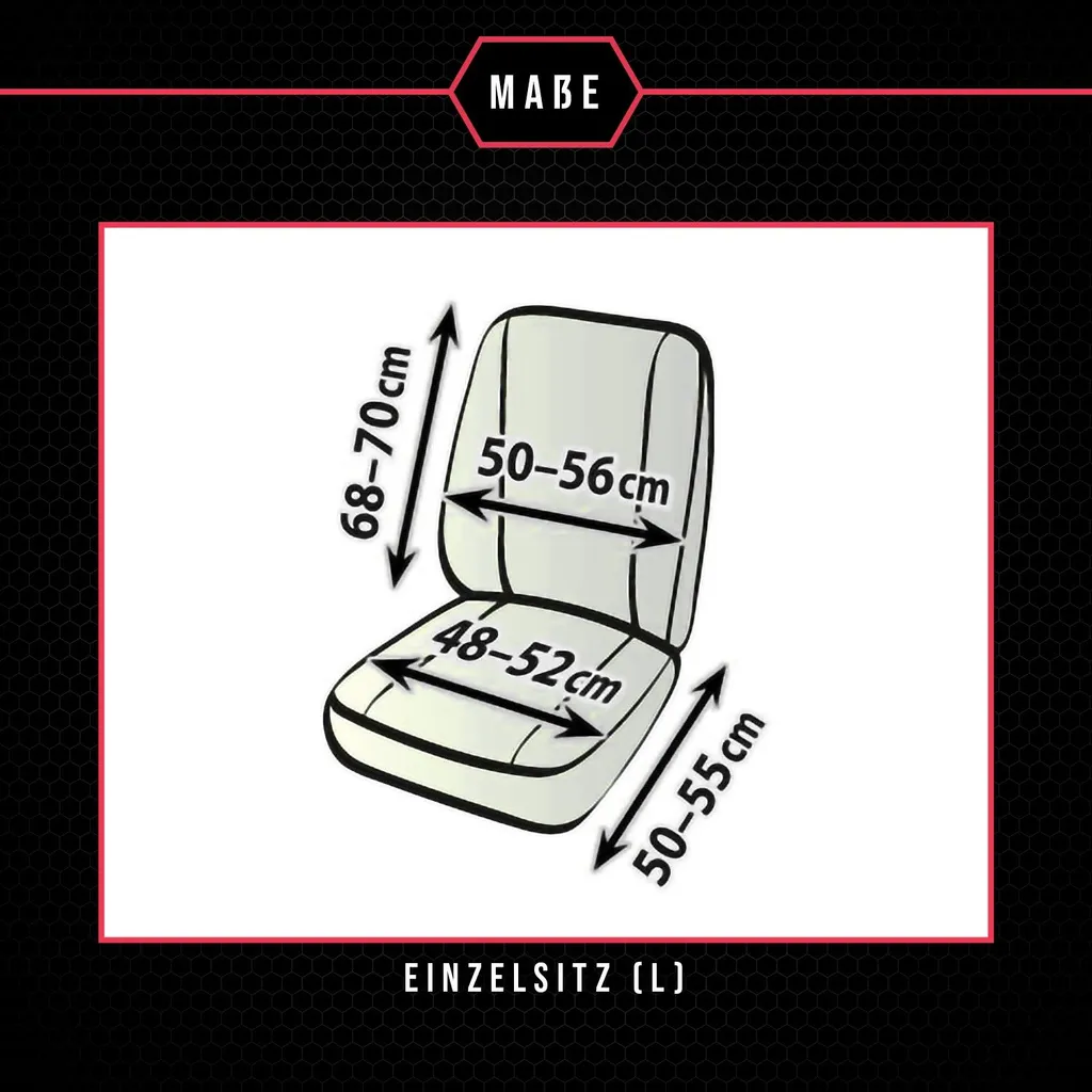 Coprisedili per Opel Vivaro II (14-19) Anteriore 1+1 coprisedili auto Coprisedili BUS - 7