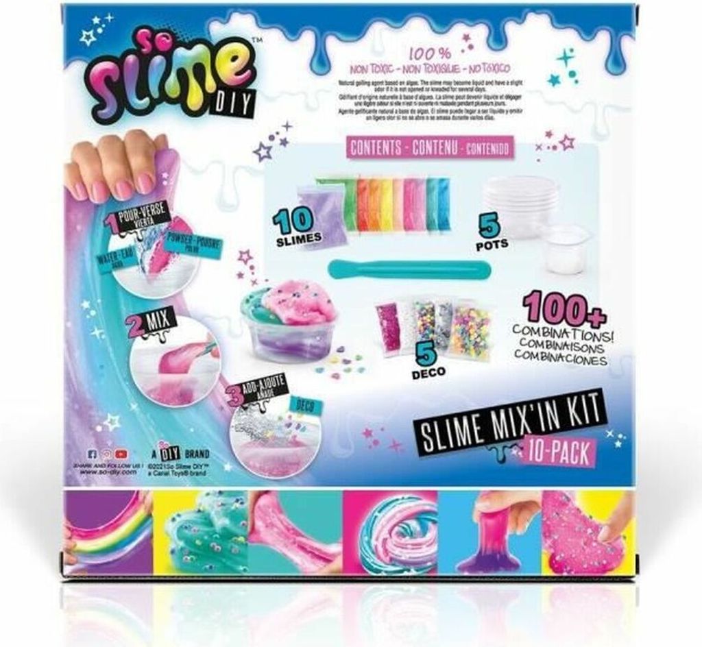 Slime Mix in Kit 10er Set DIY Rainbow / | Kaufland.de