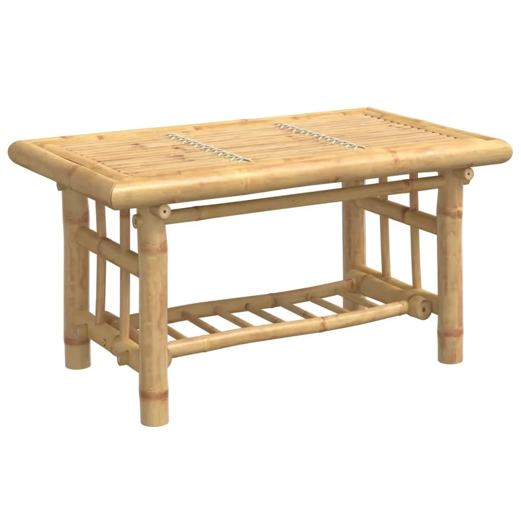 Tavolino Multiuso 70x45x36 cm Bambù | Soluzione Salvaspazio e Robusta