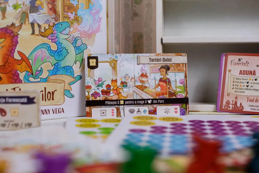 Jeu de société Flamecraft version française dragons et gestion de ville - 5