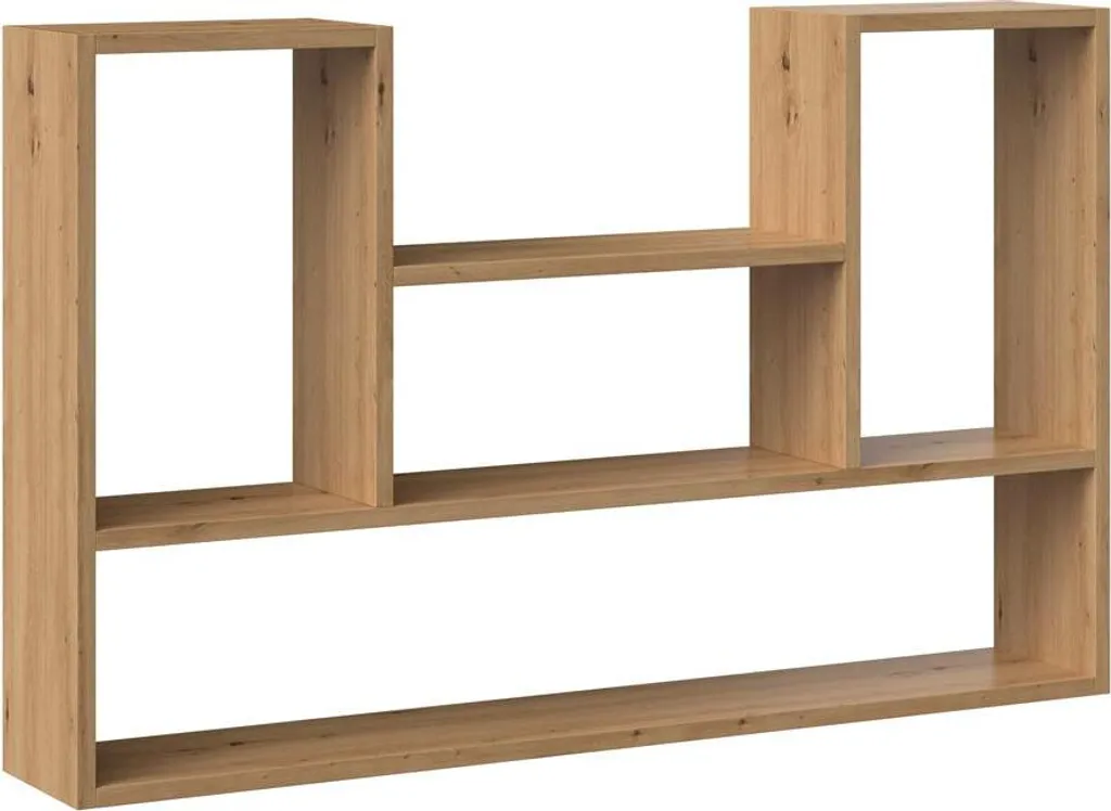 Scaffale Sospeso Bilbao 4P Rovere - Soluzione Salvaspazio per Famiglie