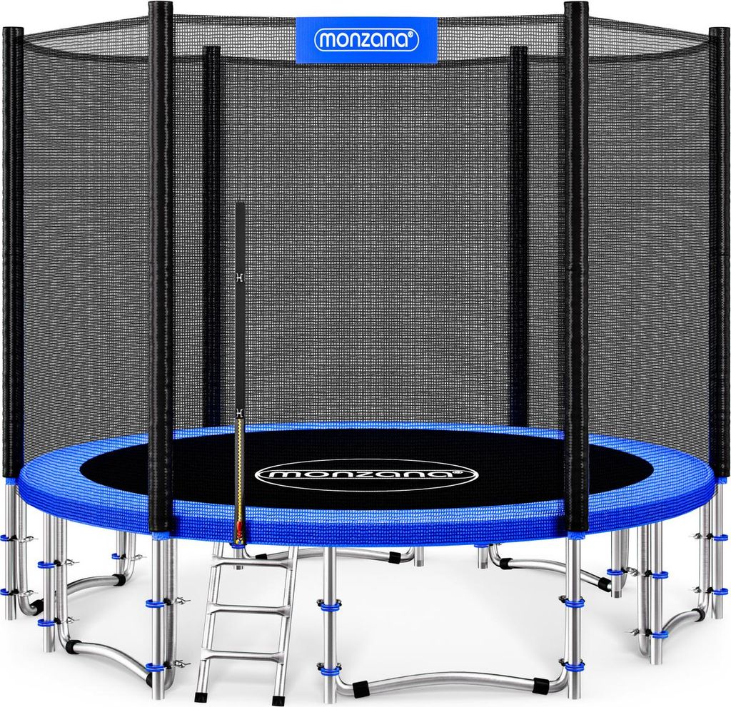 MONZANA® Trampolin Ø 366 cm SÜD GS zertifiziert Komplettset Produktbild 