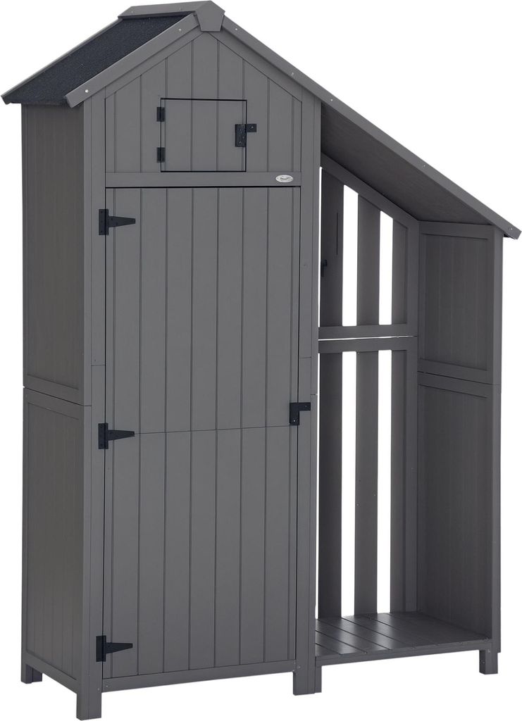 Outsunny Gartenschrank Holz Geräteschuppen Geräteschrank Produktbild 