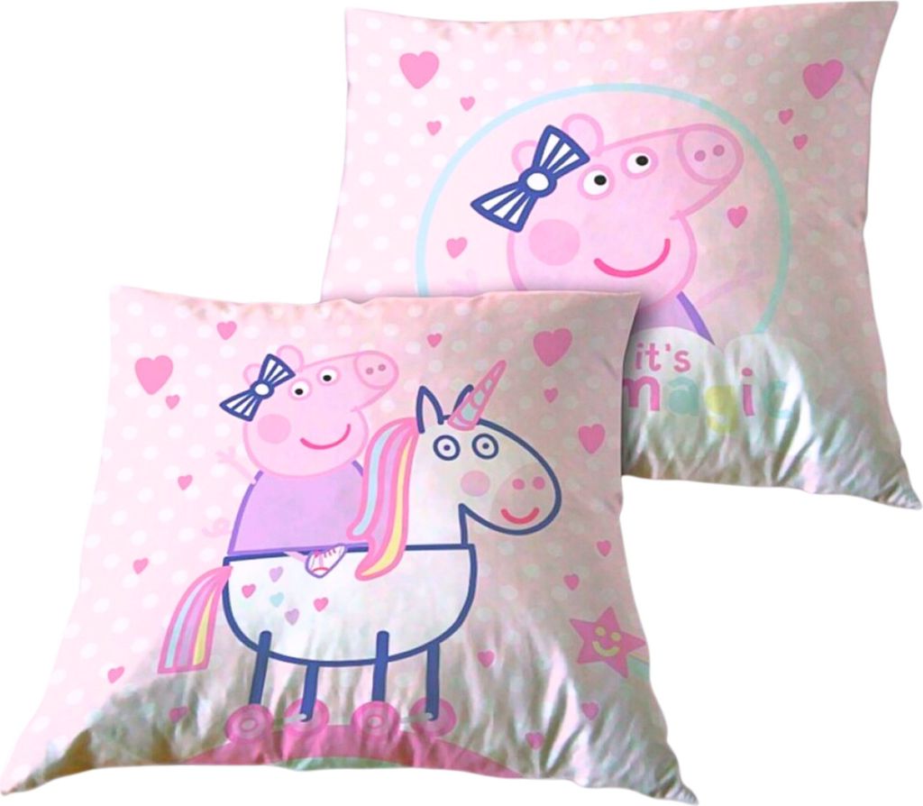 Dekokissen Peppa Pig -  Kinder Kuschelkissen 35 x 35 cm Produktbild 