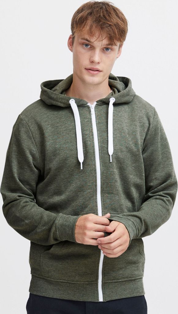 SOLID SDOlli Zip-Hood Herren Sweatjacke Kapuzenjacke Hoodie mit Kapuze Kordelzug Reißverschluss Kängurutasche Regular fit