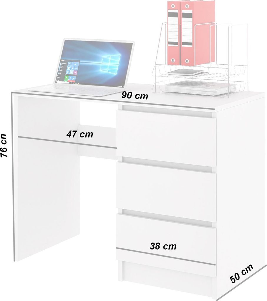 Bürotisch Schreibtisch Computertisch Laptoptisch Büromöbel Produktbild 7