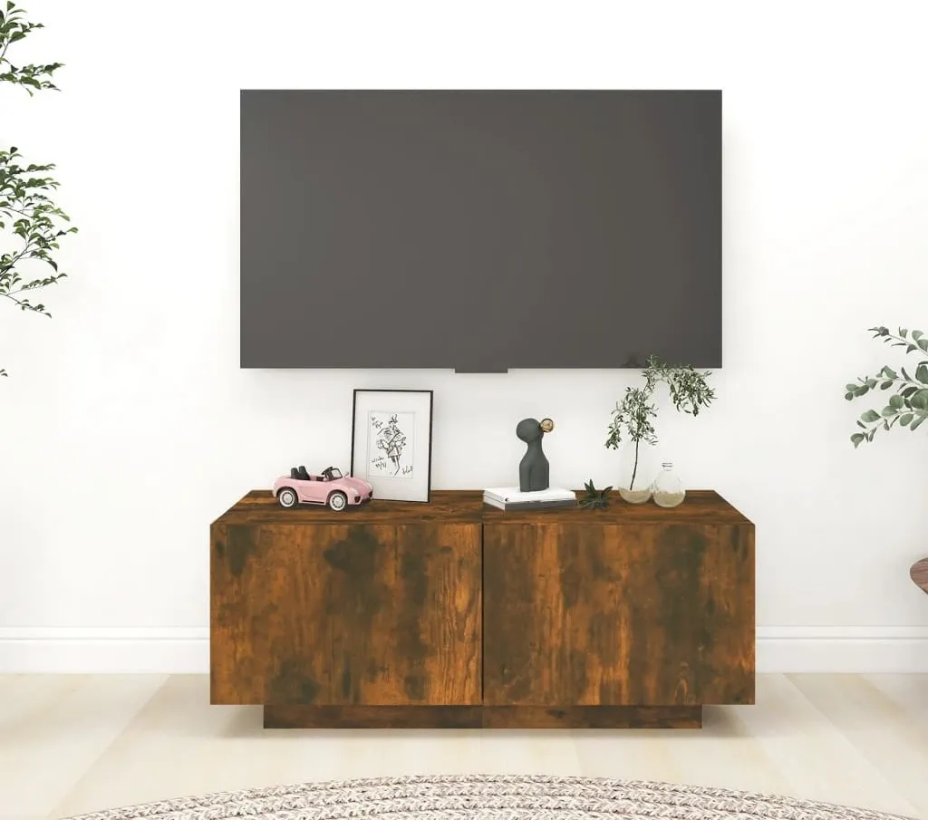 Mobile Porta TV Moderno 100cm Rovere Fumo Maison Exclusive Elegante