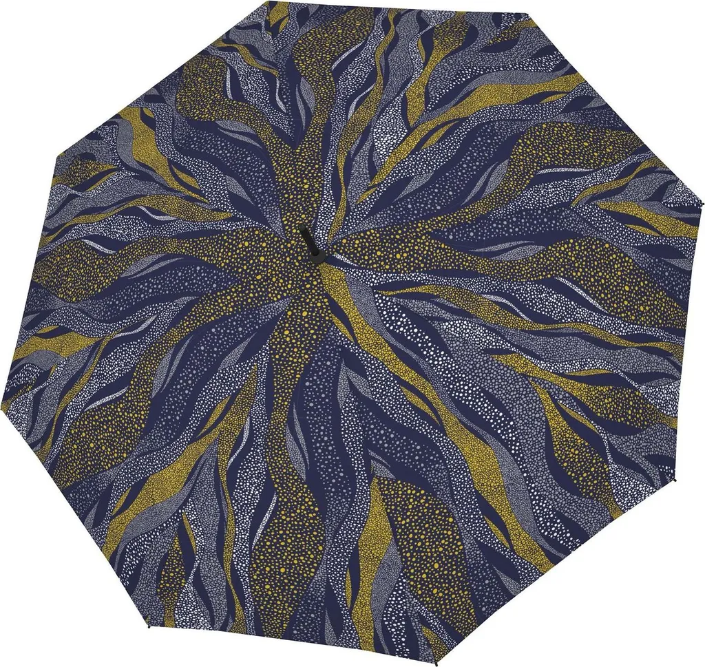 Parapluie Robuste Doppler Fiber Flex Bleu Marine : Fini les Baleines Cassées