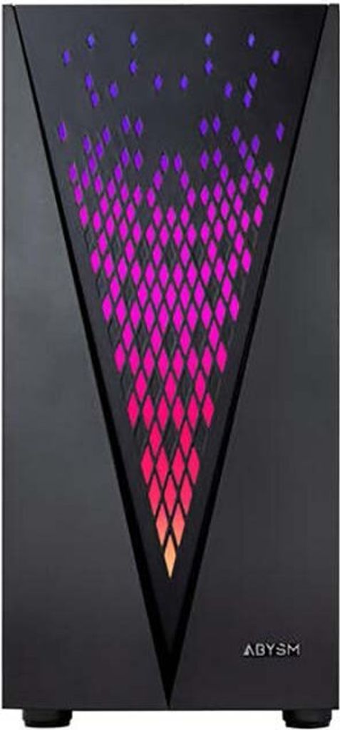 ABYSM Danube Kolpa White, Tower, PC, Weiß, ATX, ITX, micro ATX, ABS, SPCC, Gehärtetes Glas, Gaming