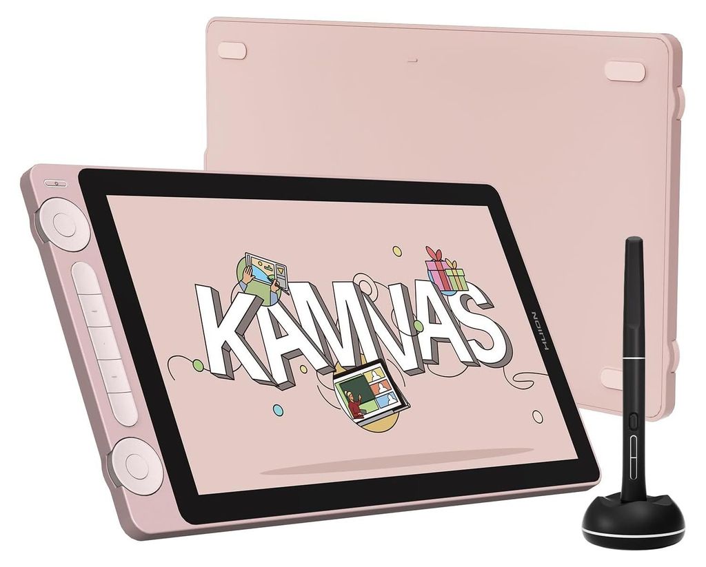HUION Kamvas 13 Gen 3 Grafiktablett mit Display, 13,3-Zoll-Zeichenmonitor aus Canvas-Glas, 99% sRGB-Abdeckung, neues PenTech 4.0, 16384 Stiftdruck