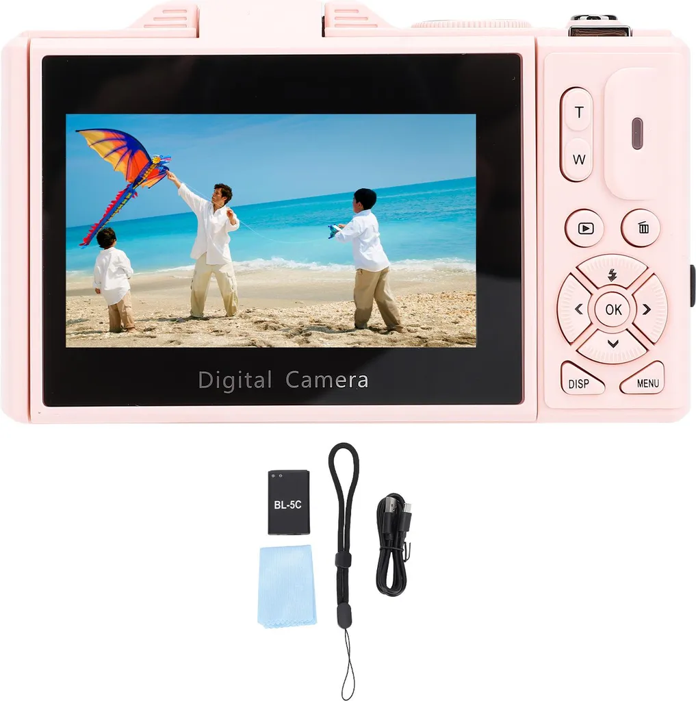 Idea Regalo: Fotocamera Digitale 5K 75MP - Facile, Potente e WiFi