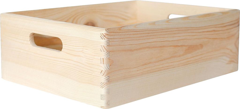 Creative Deco Caisse Bois Rangement 40 x 30 x 14 cm (+/- Image du produit 