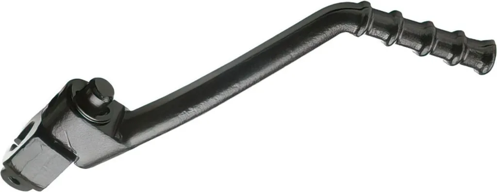 Levier de kickstart noir acier Str8 pour moteur AM6 Minarelli 50cc