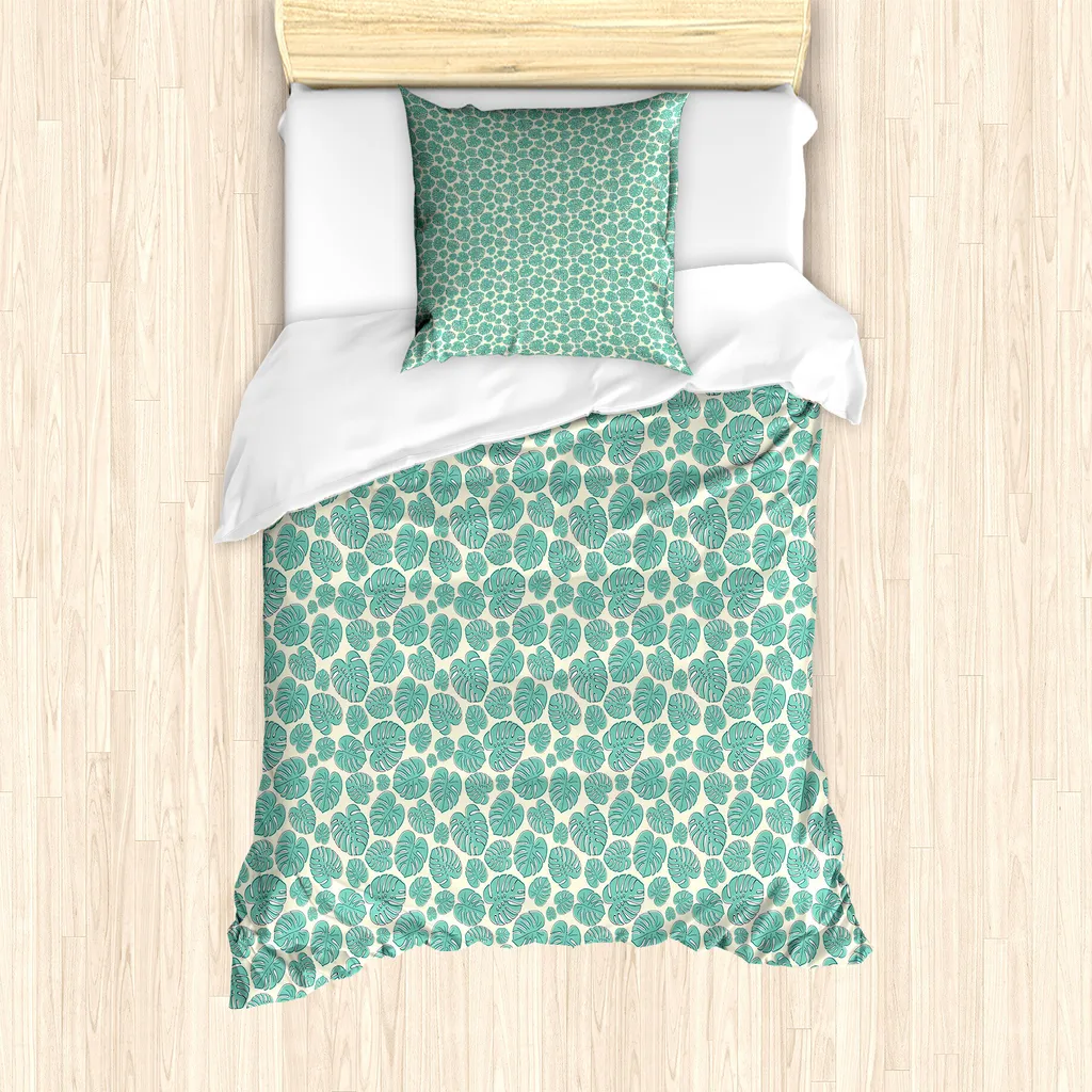 Set Copripiumino Singolo Philodendron Botanico ABAKUHAUS 135x200