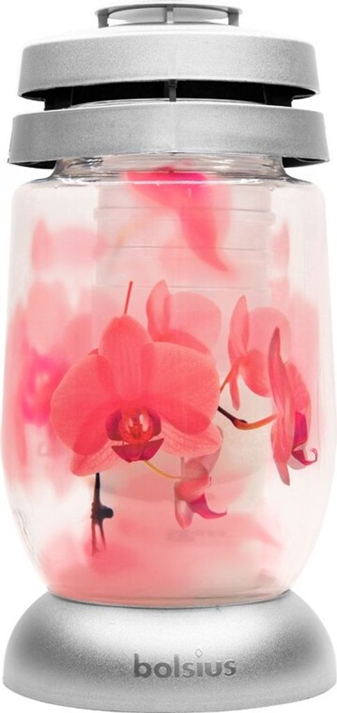 Bolsius Glas 23cm Pfand 120g 36h. Orchidee Produktbild 