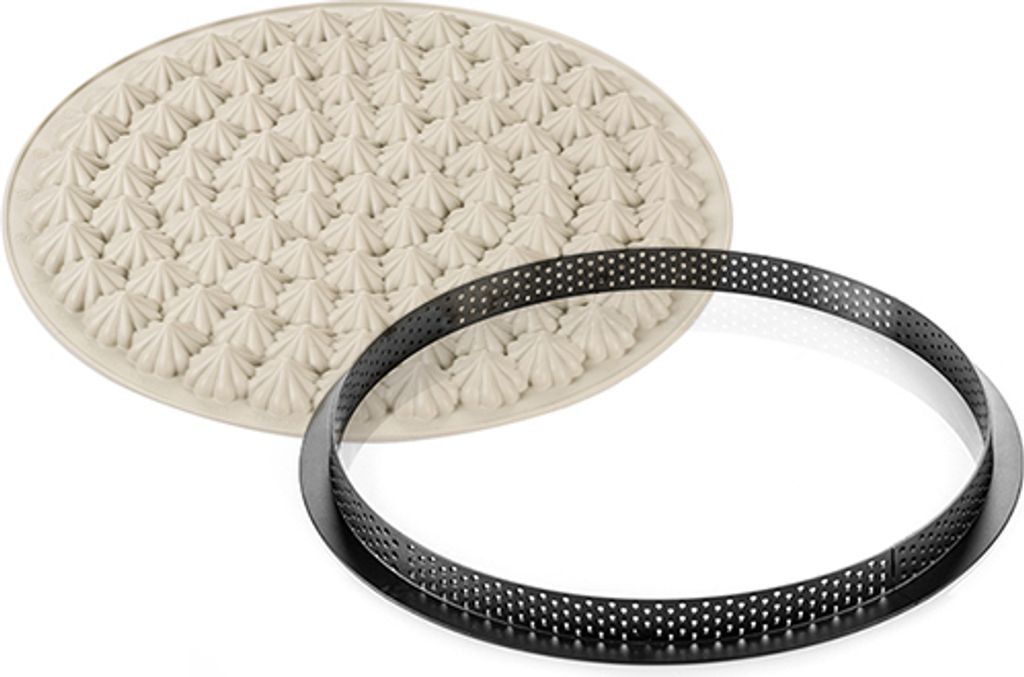 Tortenboden-Set mit Baiser - 3design - Silikomart