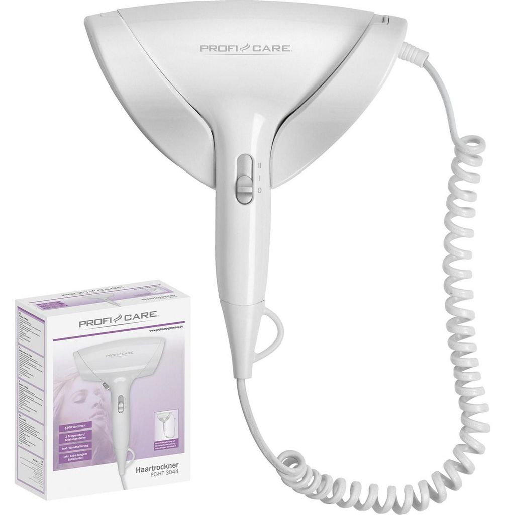 ProfiCare kompakter Haartrockner mit Wandhalterung | Produktbild 