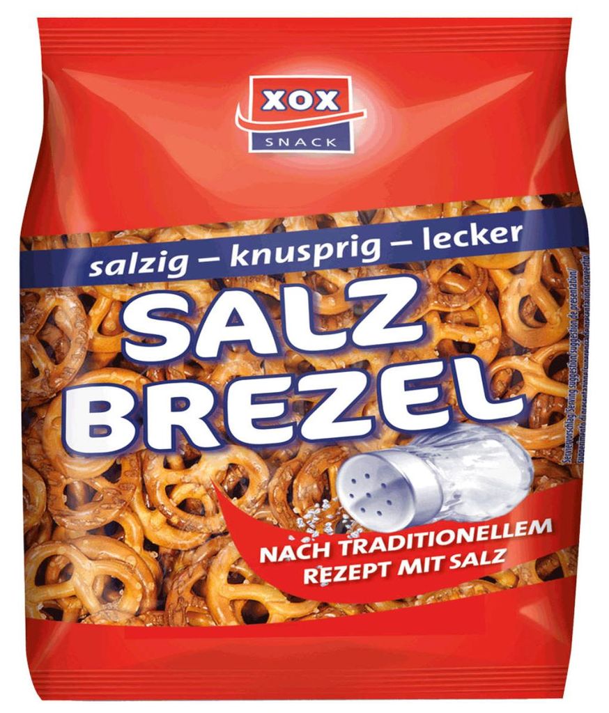 XOX Solené preclíky křupavé lahodné preclíky se solí 175g Obrázek produktu 