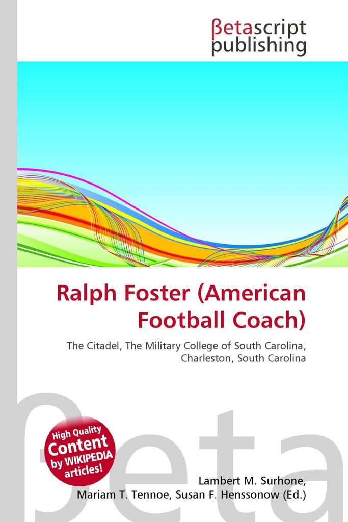 Ralph Foster (American Football Coach)