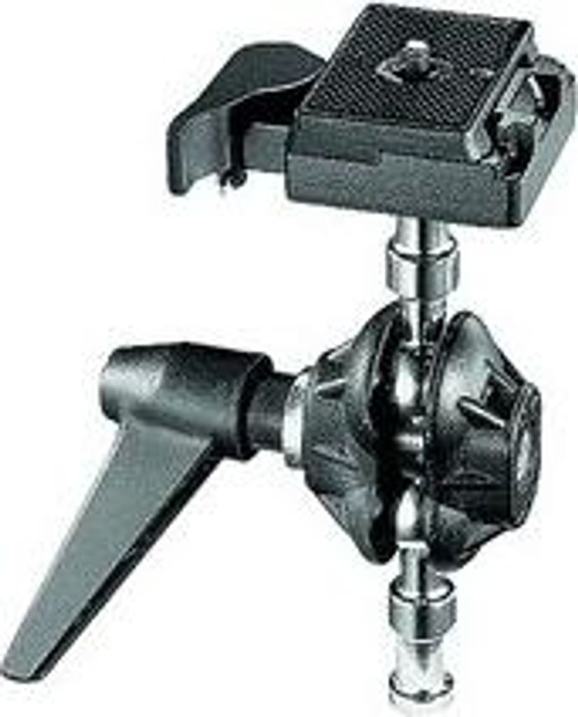 Manfrotto 155RC Tilt-Top Head with Quick Plate tripod Black